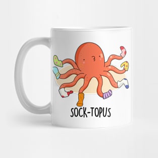 Sock-topus Cute Octopus Pun Mug